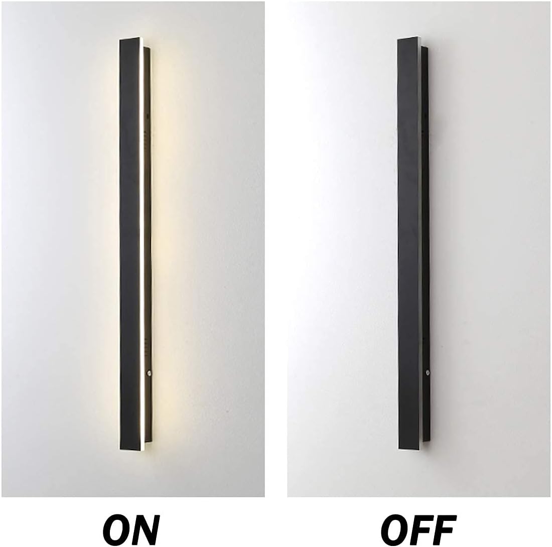 6w Integrated LED Outdoor Wall Light in Black, Model LX-Lin60E