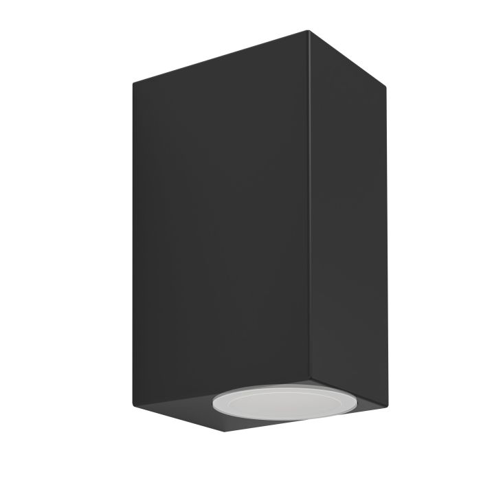 900276 JABAGA wall lamp in transparent plastic and black plastic.