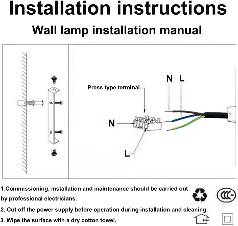 15w Integrated LED Outdoor Wall Light in Black, Model LX-Lin90R