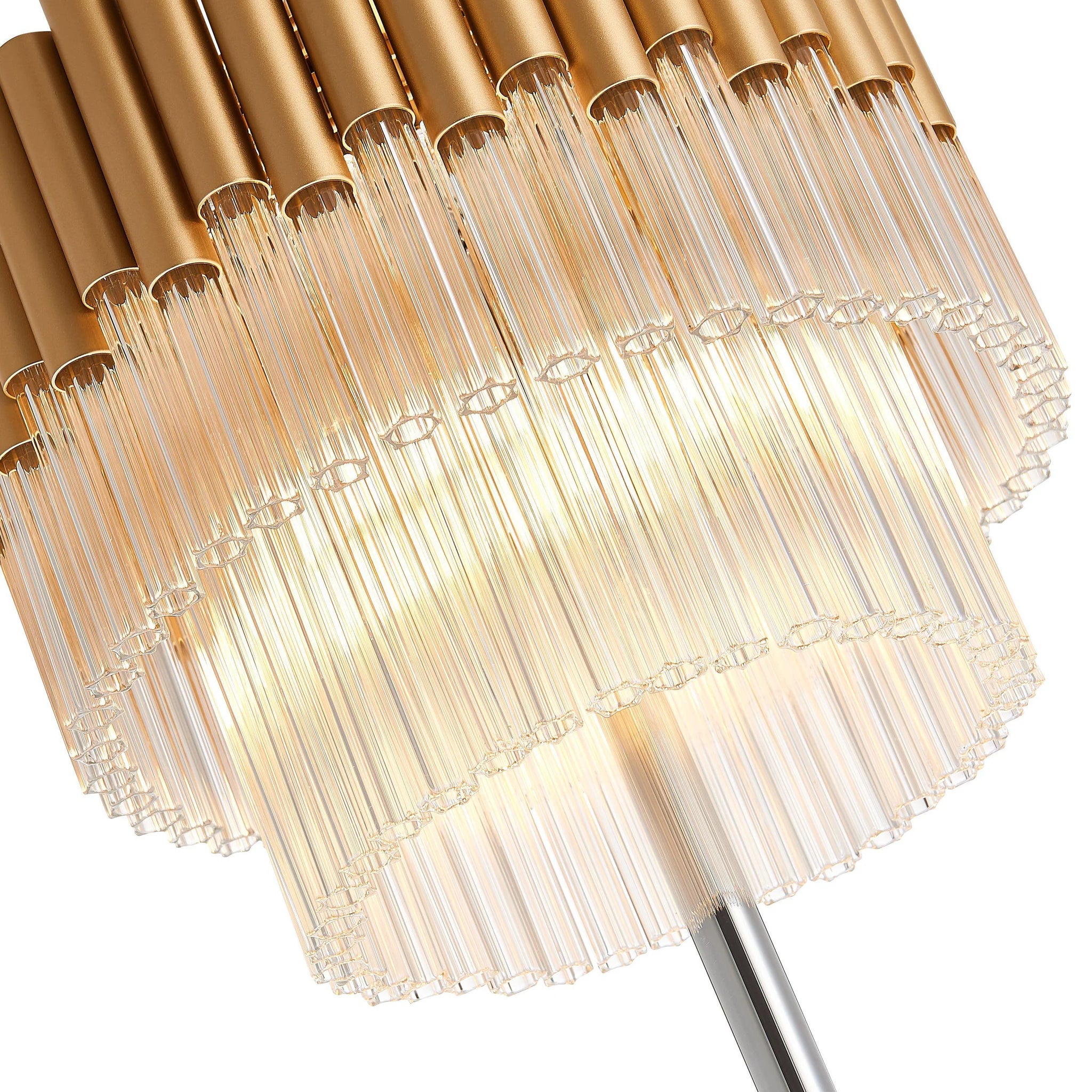 Gold LX-Harrogate 3 Bulb Floor Lamp LXHARR033GD3FLOL