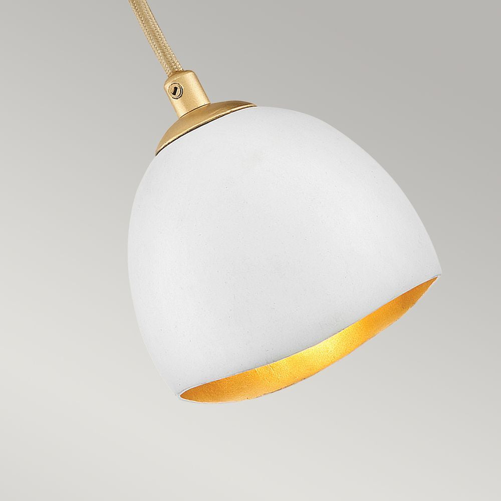 Quintessentiale QN-NULA1 Nula 1 Light Wall Light Shell White/Luxe Gold