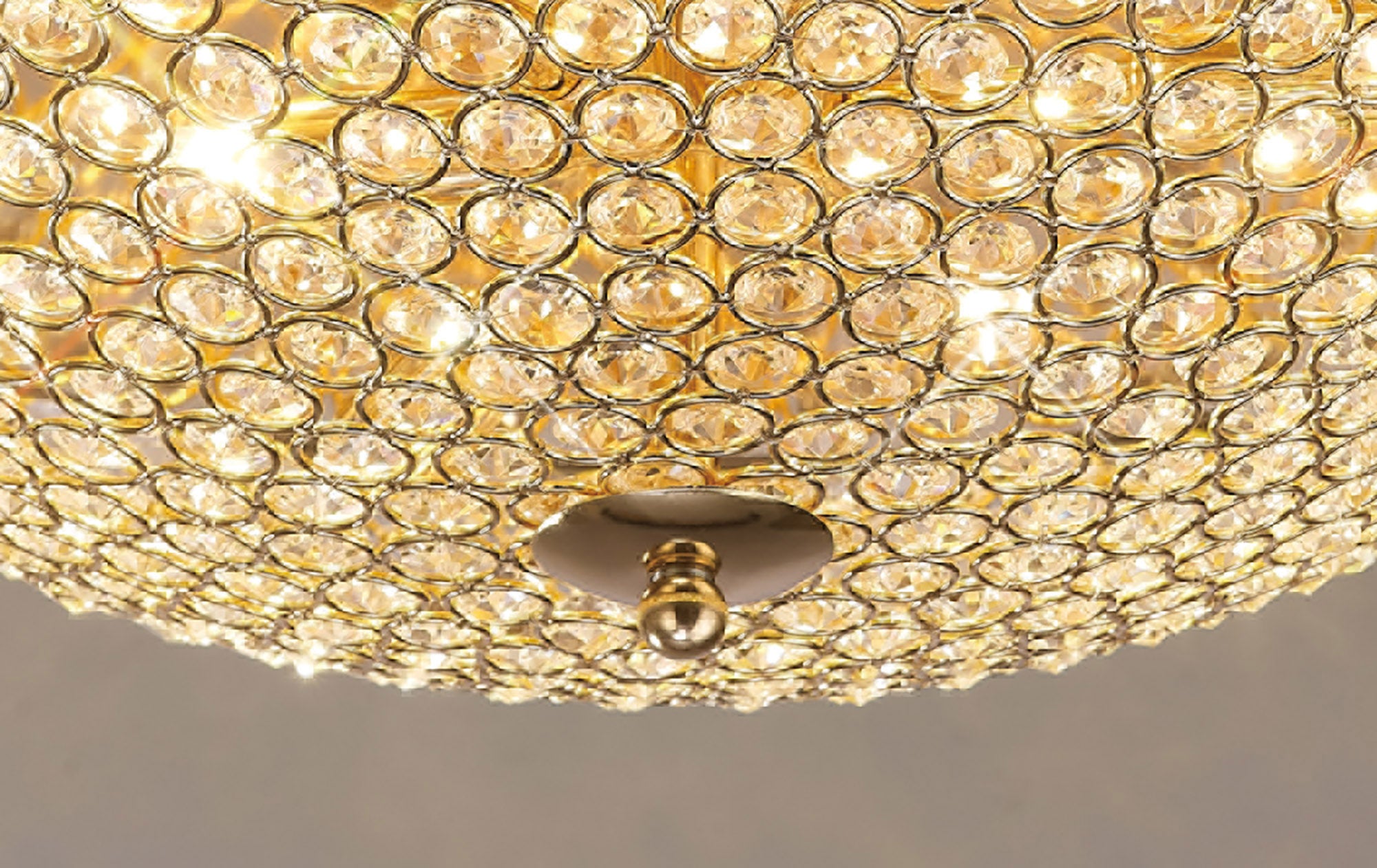 Ava Ceiling 6 Light French Gold/Crystal Diyas IL30757