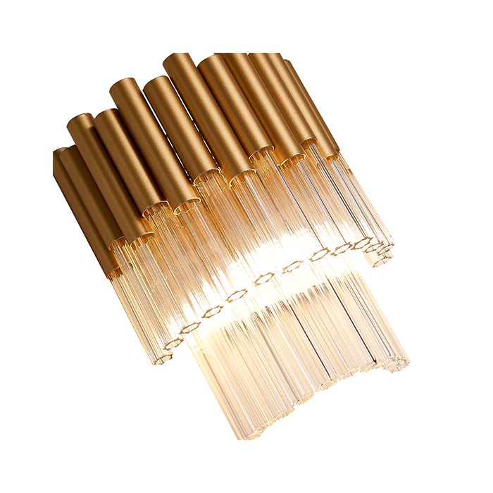 Gold 1 Bulb Wall Light by LX-Harrogate LXHARR021GD1WAL