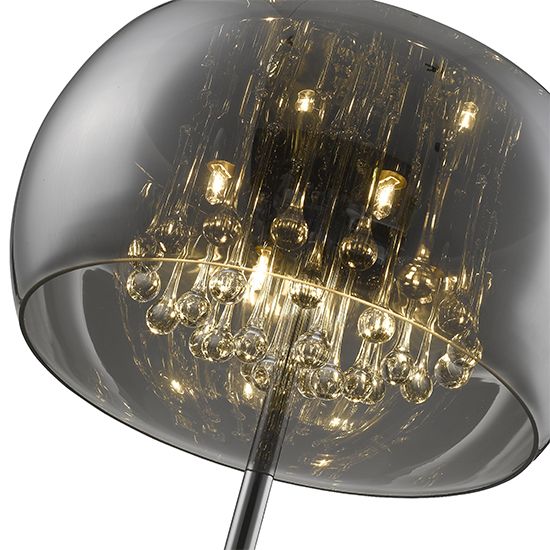 LX-Lambeth LXLAMB040CH4FLOL 4 Bulbs Chrome Decorative Floor Lamp