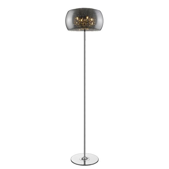 LX-Lambeth LXLAMB040CH4FLOL 4 Bulbs Chrome Decorative Floor Lamp