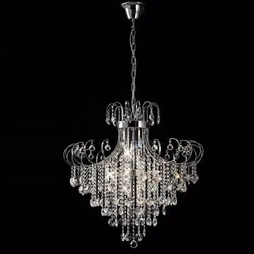 Diyas IL31058 Rosina 8 Light Polished Chrome Crystal Pendant