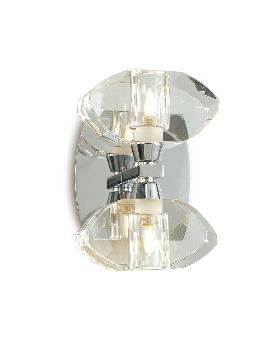 M0424/S Mantra Alfa Wall 2 Light Polished Chrome Switched