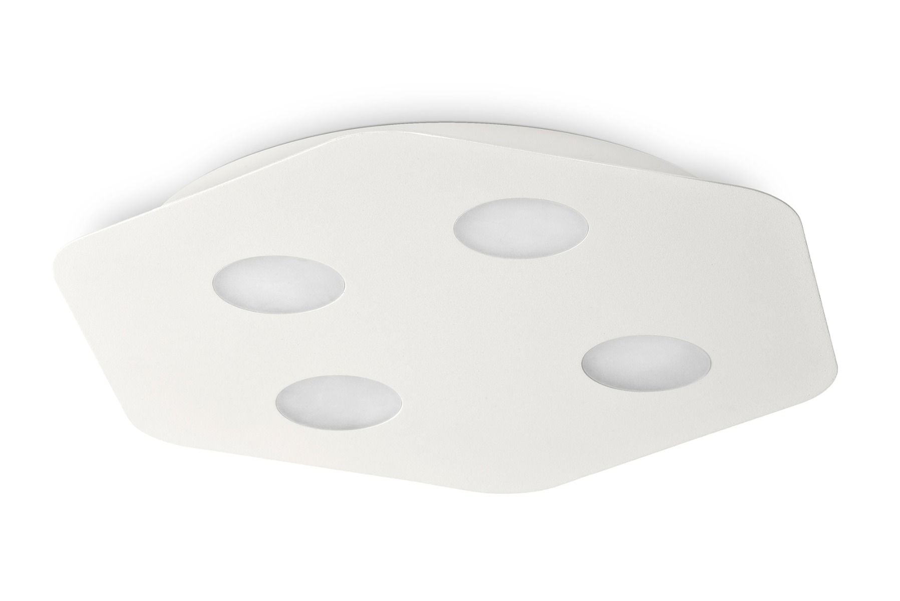 M6642 Mantra Area 4 Light Flush Ceiling Fitting GX53 Sand White