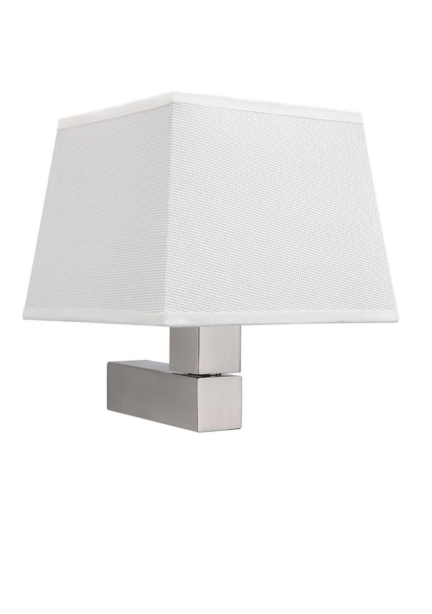 M5236 Mantra Bahia Wall Lamp 1 Light out Shade E27 Satin Nickel