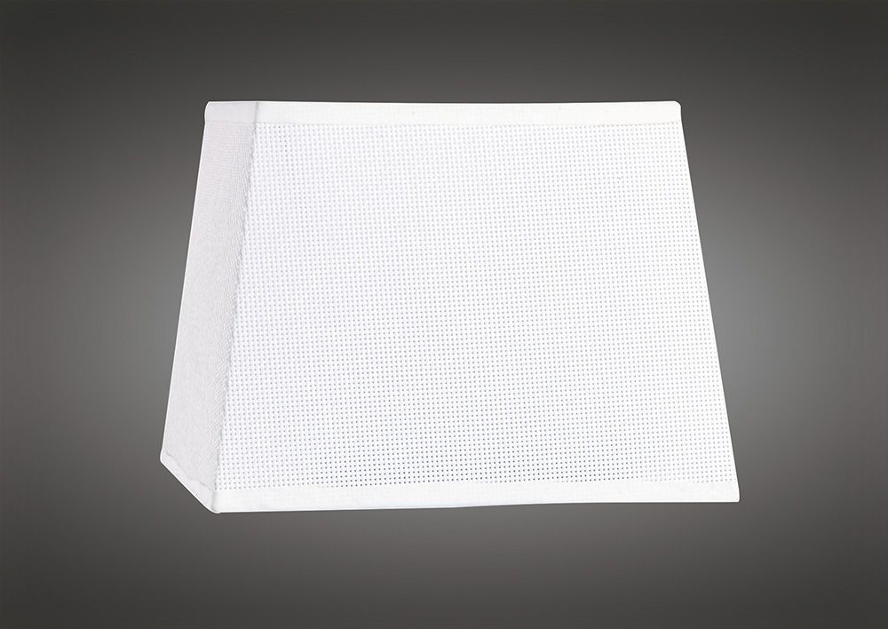 M5239 Mantra Habana White Square Shade 160 200 x 152mm Suitable for Wall Lamps