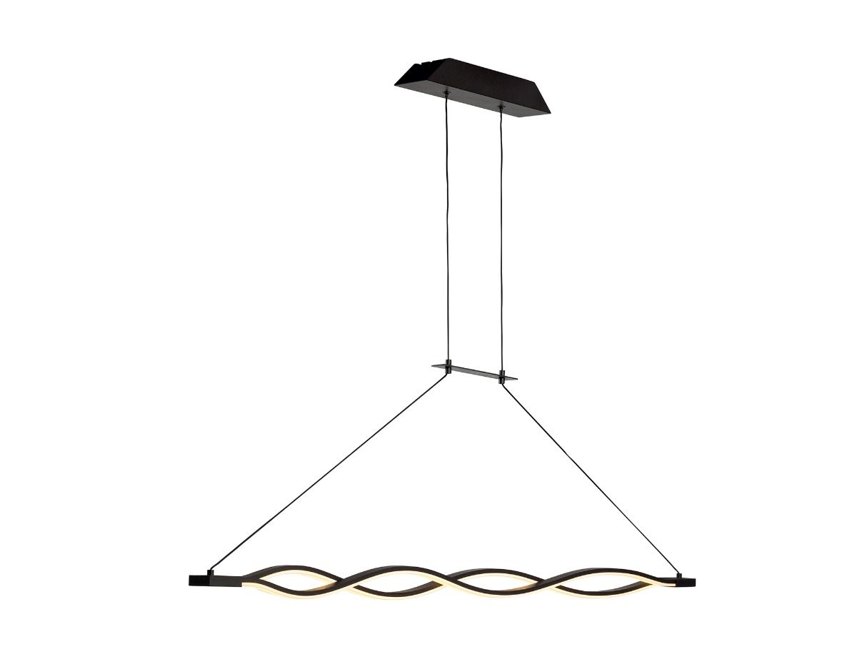 M5817 Mantra Sahara Pendant 36W LED 2800K, 2520lm, Dimmable Frosted Acrylic Brown Oxide