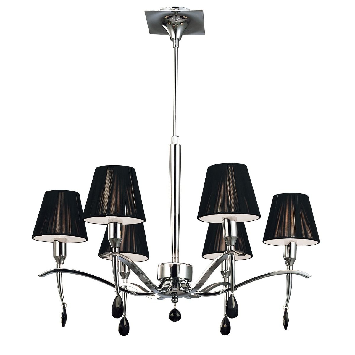 M0342 Mantra Siena 6 light Chrome Ceiling Pendant