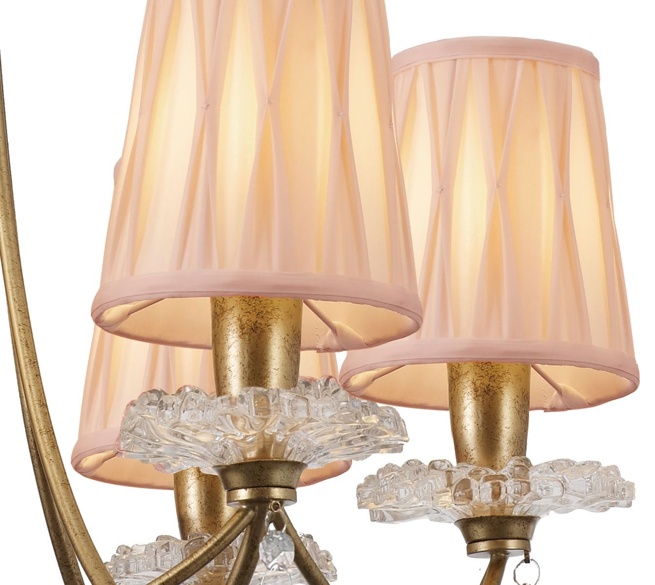 M6292 Mantra Sophie Medium 6 Light Gold Chandelier