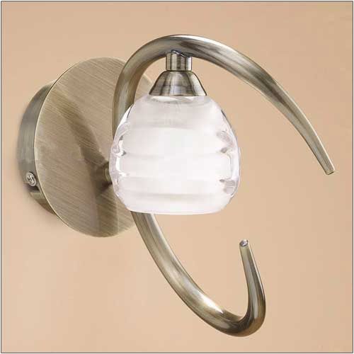 M1806/S Mantra Loop Polished Chrome 1 Light Wall Light